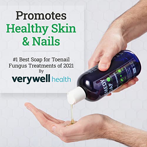 Remedy Soap Tea Tree Oil Body Wash | Helps Body Odor, Athlete's Foot, Jock Itch, Ringworm, Yeast Infections, Skin Irritations | Shower Gel for Women/Men | 100% Natural Tea Tree, Mint and Aloe Skin Cleanser (12 oz)