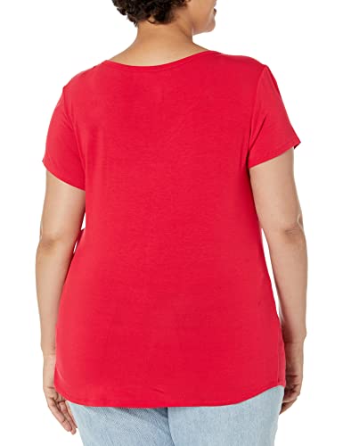 Ultra Game NBA Los Angeles Clippers Womens Box Out Varsity Stripe Tee Shirt, Team Color, Small