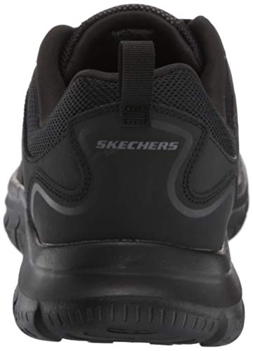 Skechers Men's Track Scloric Oxford, Black, 10.5 M US