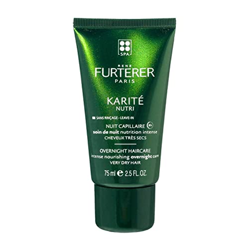 Rene Furterer KARTIE NUTRI Intense Nourishing Overnight Care, No-Rinse Treatment, Shea Oil, Shea Butter, 2.5 oz.