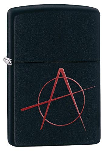 Zippo Sons of Anarchy Lighters, Black Matte, 5 1/2 x 3 1/2 cm
