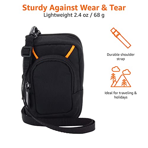 Amazon Basics Large Point and Shoot Camera Case - 6 x 4 x 2 Inches, Black