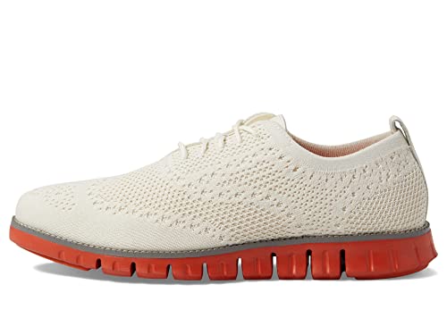 Cole Haan Zerogrand Stitchlite Oxford Egret/Burnt Ochre 8.5 D (M)