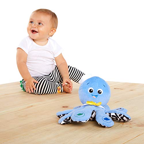 Baby Einstein Octoplush Musical Octopus Stuffed Animal Plush Toy, Age 3 Month+, Blue, 11'