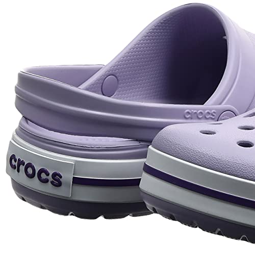 Crocs Unisex Crockband Clogs, Lavender/Purple, 6 US Women
