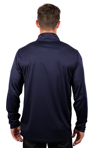 Ultra Game NBA Men's Quarter Zip Long Sleeve Pullover T-Shirt