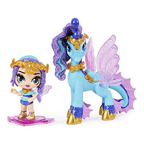 Hatchimals Pixies Riders, Lagoon Lily Pixie and Seastallion Glider Set with Mystery Feature