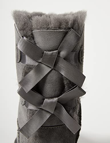 UGG Women's Bailey Bow II Boot, Grey, 7