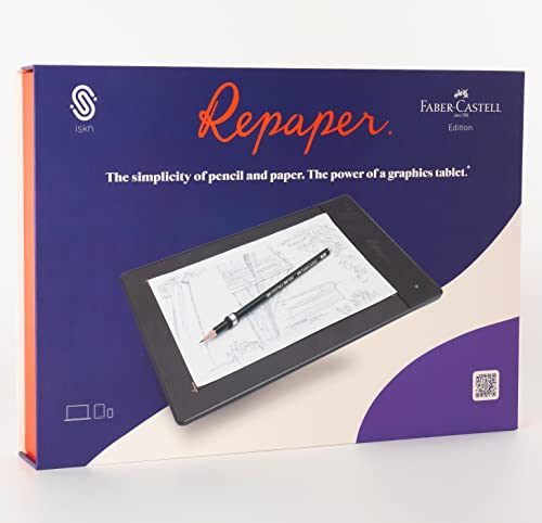 iskn Repaper Faber-Castell Edition - Pencil and Paper Graphic Tablet with 8192 Pressure Levels