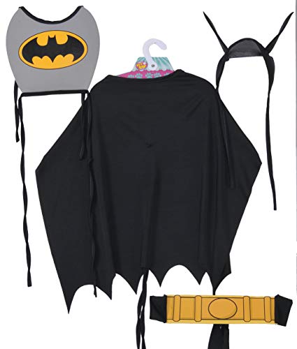 Rubie's Adult Classic Batman Pet Costume, Black/Gray, S Neck 12 Girth 17 Back 11 US
