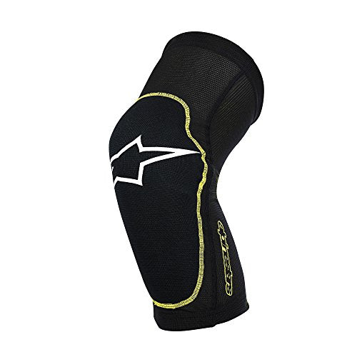 Alpinestars Paragon Knee Guard, Black Yellow, 2XS