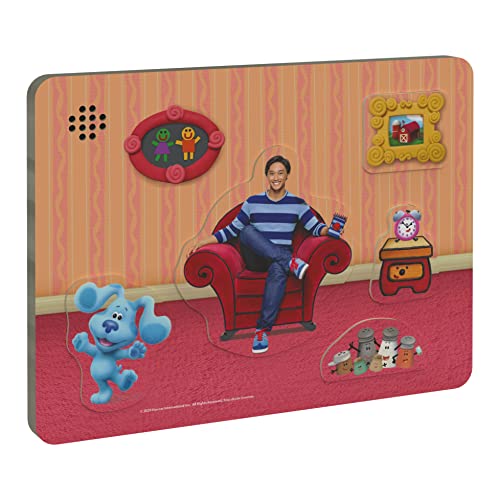 Blue's Clues Chunky Wood Sound Puzzle, for Families and Kids Ages 3 and up