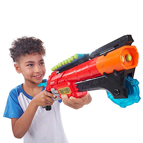 X-Shot Dino Attack Claw Hunter Foam Dart Blaster (24 Darts, 4 Eggs) by ZURU Easy Reload, XShot Toy Blasters, Dinosaur Themed Shooting Darts Toys for Kids and Teens