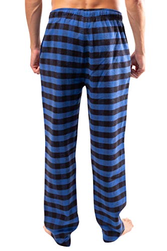 Ultra Game NBA Detroit Pistons Mens Sleepwear Super Soft Flannel Pajama Loungewear Pants, Team Color, XX-Large
