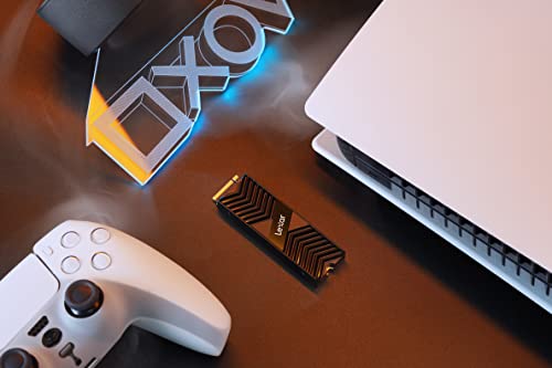 Lexar Professional 1TB NM800 PRO with Heatsink M.2 2280 PCIe Gen4x4 NVMe SSD, Read Speeds Up to 7500MB/s, for Gamers and Creators (LNM800P001T-RN8NG)