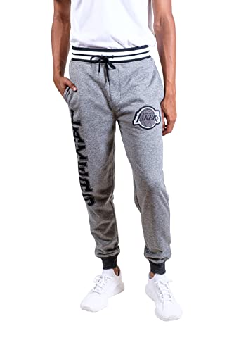Ultra Game NBA Men's Soft Fleece Active Jogger Sweatpants