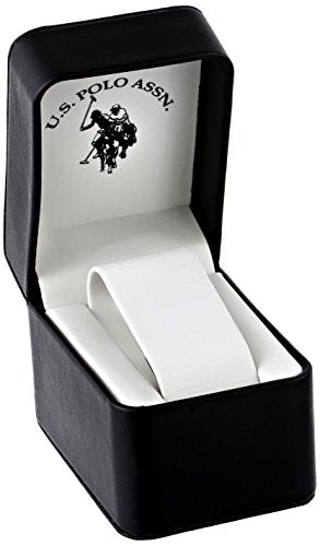 U.S. Polo Assn. Classic Men's US4023 Watch with Black Leather Band