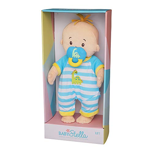 Manhattan Toy Baby Stella Boy Soft First Baby Doll for Ages 1 Year and Up, 15'