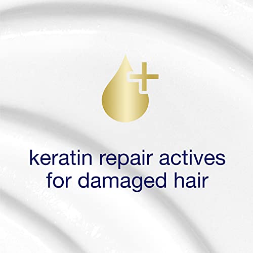 Dove Nutritive Solutions Shampoo for Damaged Hair with Pump Intensive Repair Dry Hair Shampoo Formula with Keratin Actives, 31 Fl Oz (Pack of 4)