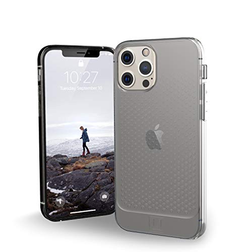 [U] by UAG Designed for iPhone 12 Case/iPhone 12 Pro Case [6.1-inch Screen] Lucent Slim Fit Lightweight Stylish Transparent Impact Resistant Protective Phone Cover, Ice