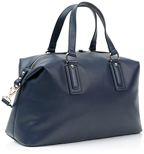 Tommy Hilfiger Jaden Satchel Crossbody Bag, Navy