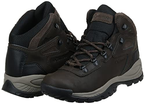 Columbia womens Newton Ridge Plus Waterproof Hiking Boot, Cordovan/Crown Jewel, 6 US