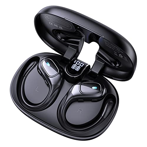 Wireless Earbuds,True Wireless Bluetooth 5.3 Earbuds,75H Playtime IPX7 Waterproof Headphones with LED Digital Display and CVC 8.0 Noise Cancelling Mic in-Ear Earphone for iPhone Android