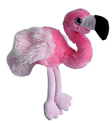 Wild Republic Flamingo Plush, Stuffed Animal, Plush Toy, Gifts for Kids, Hug’Ems 7'