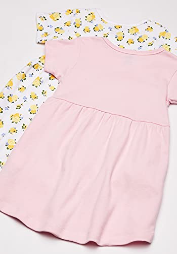 Luvable Friends Baby Girls' Cotton Dress, Floral, 9-12 Months