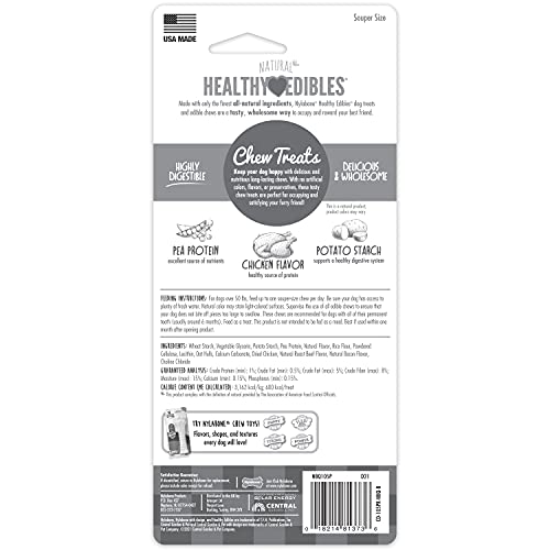 Nylabone Healthy Edibles All-Natural Long Lasting Chicken Flavor Dog Chew Treats 1 Count Chicken X-Large/Souper
