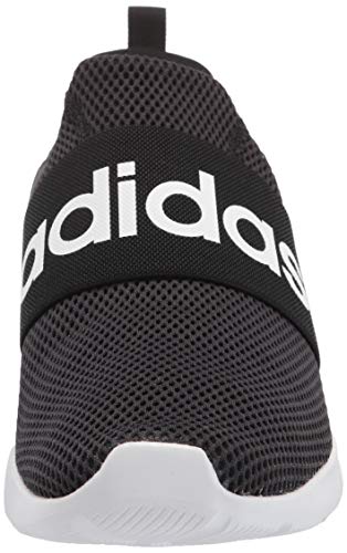 adidas Men's Lite Racer Adapt 4.0 Running Shoes, Black/White/Black, 8