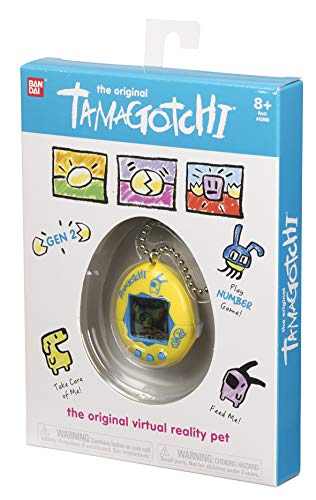Tamagotchi Electronic Game, Yellow/Blue
