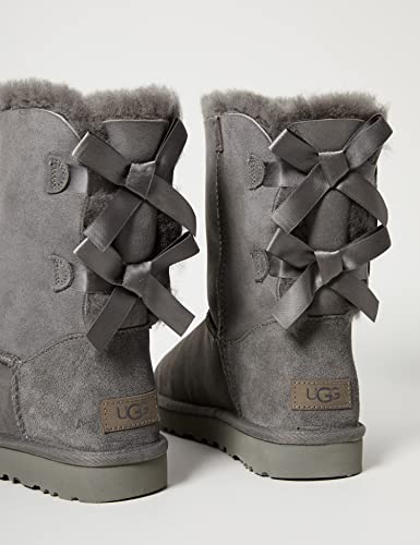 UGG Women's Bailey Bow II Boot, Grey, 11