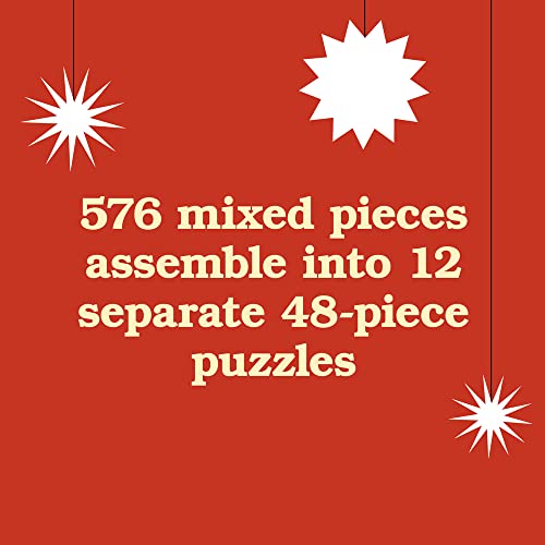 Chronicle Books 12 Puzzles in One Box: Twelve Days of Catmas