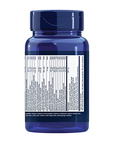 Life Extension Plant-Based Multivitamin – Plant Derived Vitamins and Minerals Supplement for General Health - Nutrients from Fruits and Veggies - Gluten-Free, Non-GMO, Vegetarian – 90 Capsules