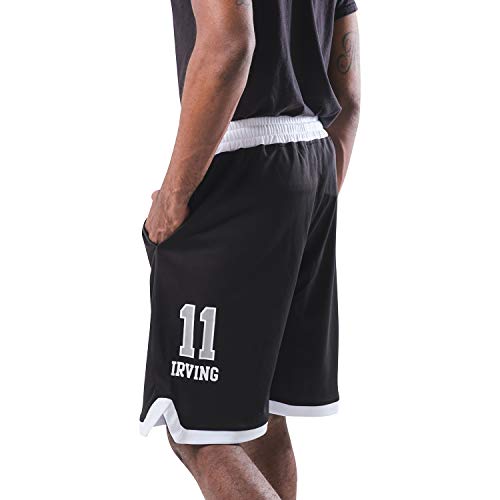 Ultra Game NBA Boston Celtics - Kyrie Irving Mens Active Mesh Basketball Short, Team Color, X-Large