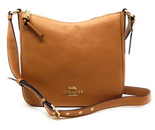 COACH Women's Ellie File Bag (Pebbled Leather - Light Saddle)
