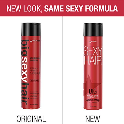 SexyHair Big Volumizing Shampoo, 10.1 Oz | Provides Moisture and Hydration | SLS and SLES Sulfate Free | All Hair Types