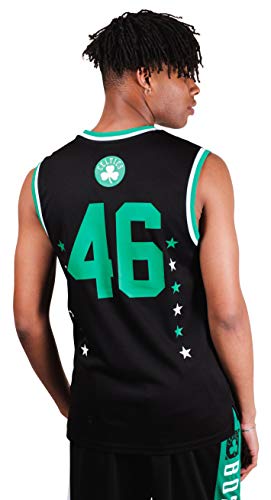 Ultra Game NBA Boston Celtics Mens Jersey Sleeveless Muscle T-Shirt, Black, XX-Large