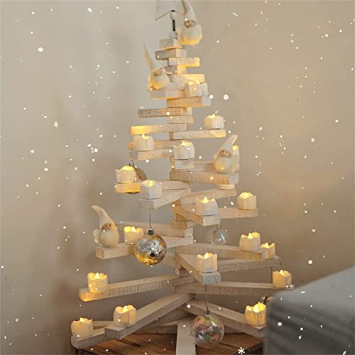 Homemory Timer Tea Lights, Flameless Flickering Auto Tea Lights Battery Operated, Auto-On 6 Hours and Off 18 Hours Everyday, Batteries Included, Long-Lasting, Pack of 12