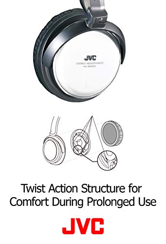 JVC HARX500 Full-Size Headphones (Silver)