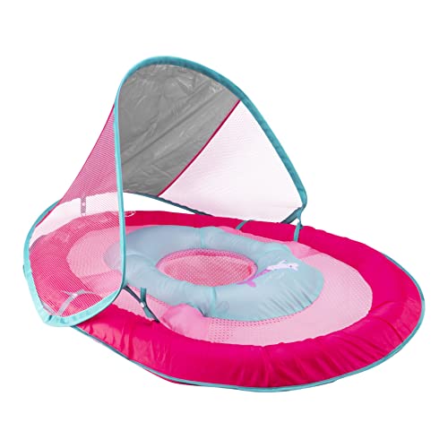 SwimWays Baby Spring Float Sun Canopy - Pink Mermaid Unicorn