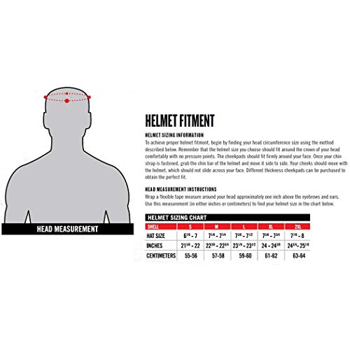 GLX GX11 Compact Lightweight Full Face Motorcycle Street Bike Helmet with Extra Tinted Visor DOT Approved (Black, X-Large)