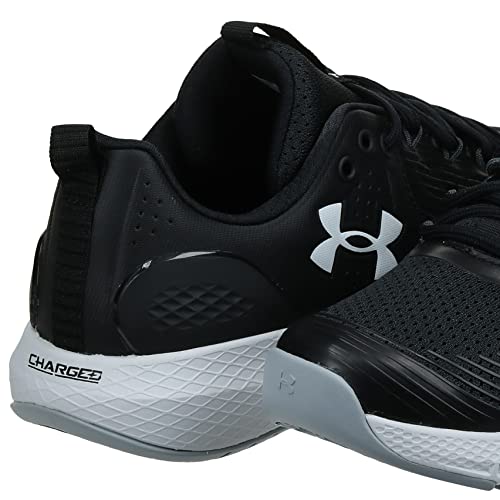 Under Armour Men's Charged Commit Tr 3, Black (001)/White, 7.5 M US