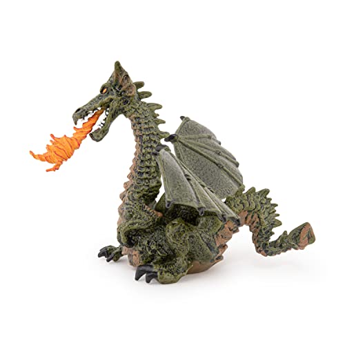 Winged Dragon with Fire (Winged Blue or Green Dragon; Colors may vary)