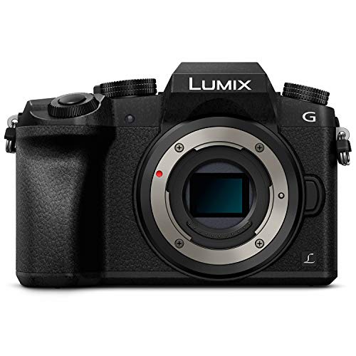 Panasonic LUMIX G7 4K Digital Camera, with LUMIX G VARIO 14-42mm Mega O.I.S. Lens, 16 Megapixel Mirrorless Camera, 3-Inch LCD, DMC-G7KK (Black)