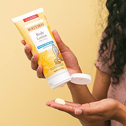 Burt's Bees Hand Cream for Dry Skin, Unscented, Ultimate Care with Baboab Oil, Milk and Honey 6 Ounce (Pack of 3) (Packaging May Vary)