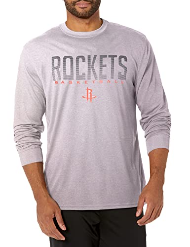 Ultra Game -NBA Men's Active Long Sleeve Pullover T-Shirt