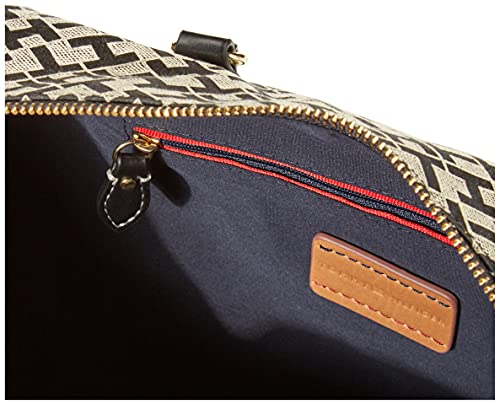 Tommy Hilfiger Jaden Satchel Crossbody Bag, Black/Alpaca