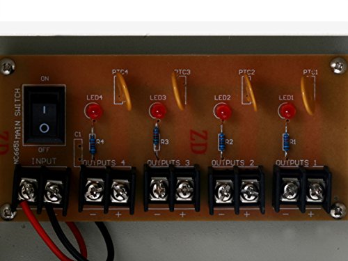 Monoprice 106877 4 Channel 12V DC 5 Amps CCTV Camera Power Supply